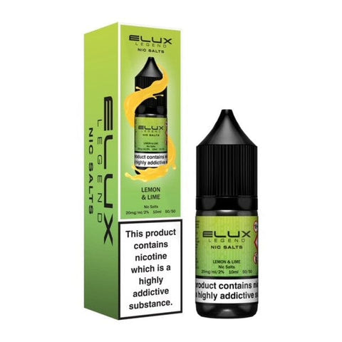 Buy cheapest online Elux Legend Nic Salts - 10ml E-liquids - (BOX OF 10) 10mg Lemon Lime at lowest price in uk