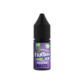 Buy cheapest online Fantasi Ice 10ML Nic Salt Box of 10 10mg Grape at lowest price in uk