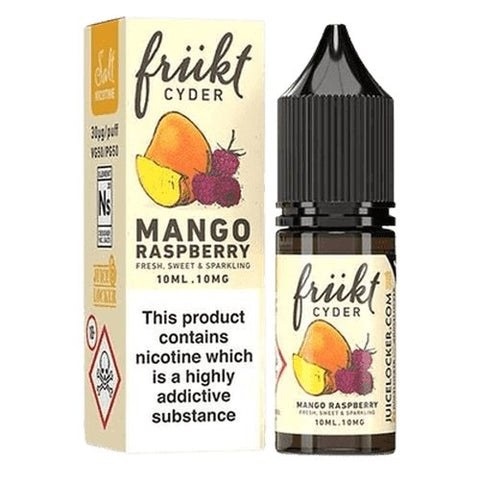 Buy cheapest online Frukt Cyder - 10ml Nic Salt (Pack of 10) Mango Raspberry at lowest price in uk