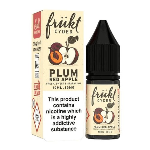 Buy cheapest online Frukt Cyder - 10ml Nic Salt (Pack of 10) Plum Red Apple at lowest price in uk