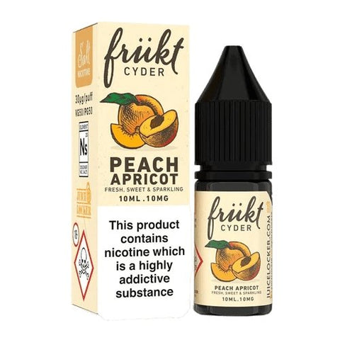 Buy cheapest online Frukt Cyder - 10ml Nic Salt (Pack of 10) Peach Apricot at lowest price in uk