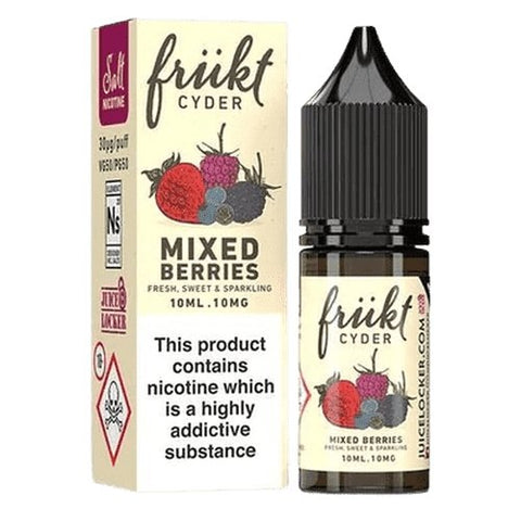 Buy cheapest online Frukt Cyder - 10ml Nic Salt (Pack of 10) Mixed Berries at lowest price in uk