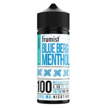 Buy cheapest online Frumist Menthol 100ML Shortfill Blue Berg Menthol at lowest price in uk