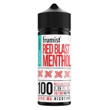 Buy cheapest online Frumist Menthol 100ML Shortfill Red Blast Menthol at lowest price in uk