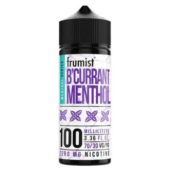 Buy cheapest online Frumist Menthol 100ML Shortfill B'Currant Menthol at lowest price in uk