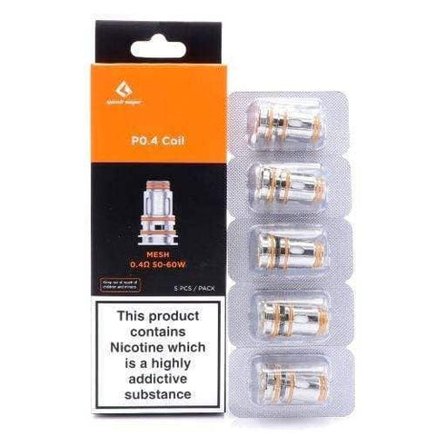 Buy cheapest online Geek Vape - P-Series - 0.4 ohm - Coils - 5pack at lowest price in uk