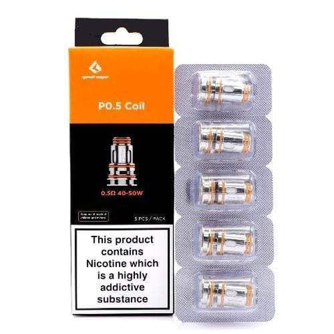 Buy cheapest online Geek Vape - P-Series - 0.5 ohm - Coils - 5pack at lowest price in uk
