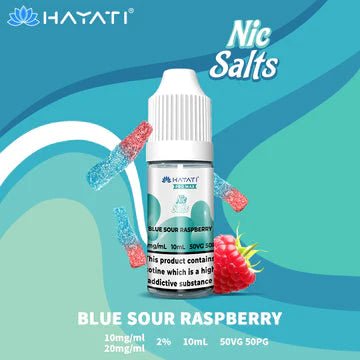 Buy cheapest online Hayati Pro Max 10ml Nic Salt E-Liquid - Pack Of 10 Blue Sour Raspberry 20MG at lowest price in uk