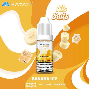 Buy cheapest online Hayati Pro Max 10ml Nic Salt E-Liquid - Pack Of 10 Banana Ice 10MG at lowest price in uk