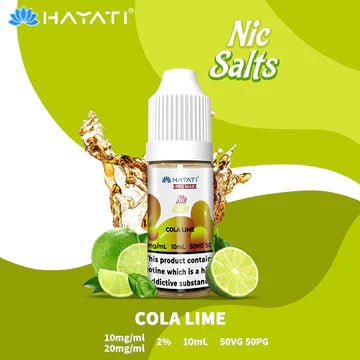 Buy cheapest online Hayati Pro Max 10ml Nic Salt E-Liquid - Pack Of 10 Cola Lime 20MG at lowest price in uk