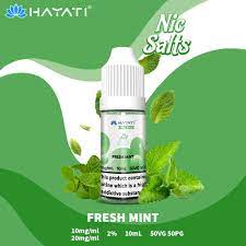 Buy cheapest online Hayati Pro Max 10ml Nic Salt E-Liquid - Pack Of 10 Fresh Mint 20MG at lowest price in uk