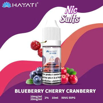 Buy cheapest online Hayati Pro Max 10ml Nic Salt E-Liquid - Pack Of 10 Blueberry Cherry Cranberry 10MG at lowest price in uk
