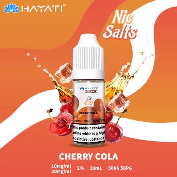 Buy cheapest online Hayati Pro Max 10ml Nic Salt E-Liquid - Pack Of 10 Cherry Cola 20MG at lowest price in uk