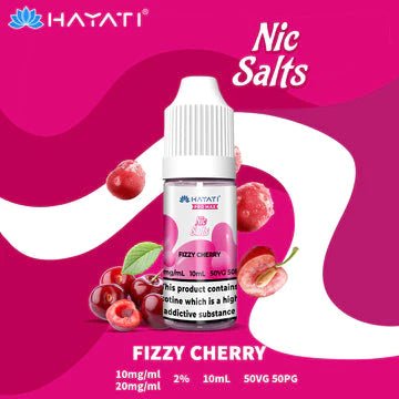 Buy cheapest online Hayati Pro Max 10ml Nic Salt E-Liquid - Pack Of 10 Fizzy Cherry 10MG at lowest price in uk