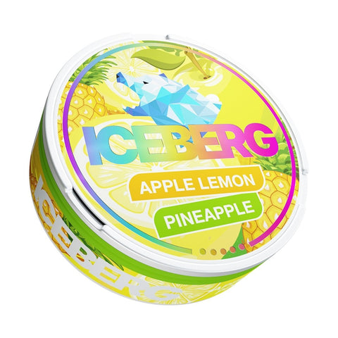 Buy cheapest online Iceberg Snus 16gr 150mg Pouches Apple Lemon Pineapple at lowest price in uk