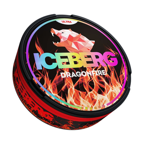 Buy cheapest online Iceberg Snus 16gr 150mg Pouches Dragon Fire at lowest price in uk