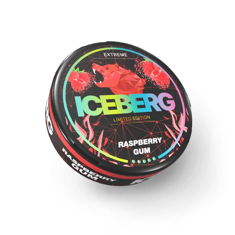 Buy cheapest online Iceberg Snus 16gr 150mg Pouches Raspberry Gum at lowest price in uk