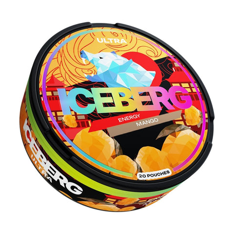 Buy cheapest online Iceberg Snus 16gr 150mg Pouches Energy Mango at lowest price in uk