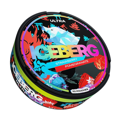 Buy cheapest online Iceberg Snus 16gr 150mg Pouches Strawberry Pomegranate at lowest price in uk