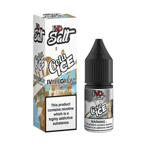 Buy cheapest online IVG 10ml Nic Salt E-Liquid - Pack Of 10 Cola Ice 10MG at lowest price in uk