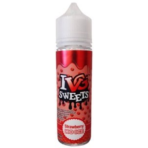 Buy cheapest online IVG 50ml Shortfill Strawberry No Ice at lowest price in uk