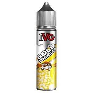 Buy cheapest online IVG 50ml Shortfill Tobacco Gold at lowest price in uk