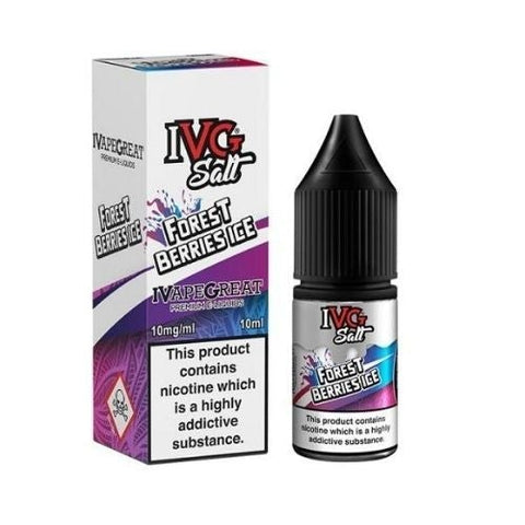 Buy cheapest online IVG 10ml E-Liquid - Pack Of 10 Forest Berries Ice 18MG at lowest price in uk