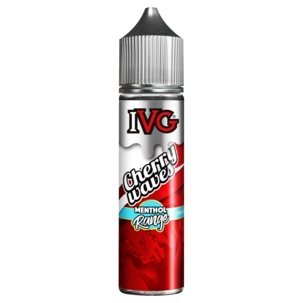 Buy cheapest online IVG Menthol Range 50ml Shortfill Cherry Waves at lowest price in uk