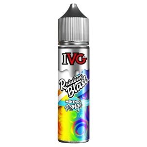 Buy cheapest online IVG Menthol Range 50ml Shortfill Rainbow Blast at lowest price in uk