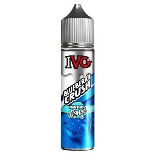 Buy cheapest online IVG Menthol Range 50ml Shortfill Blueberry Crsh at lowest price in uk