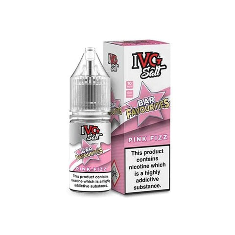 Buy cheapest online IVG Salts 10ml IVG Bar Favourites - Pack Of 10 Pink Fizz 10MG at lowest price in uk