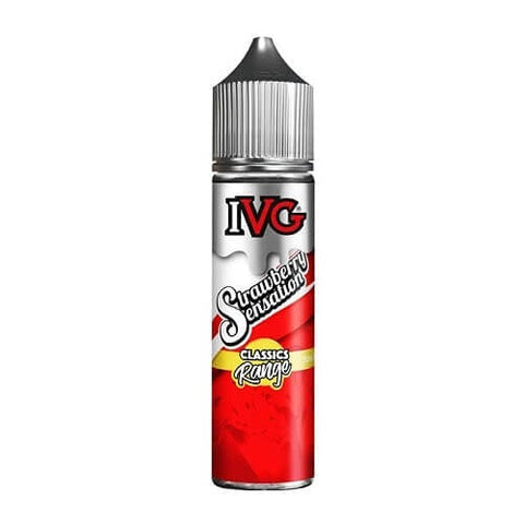 Buy cheapest online IVG Shortfill E-Liquid 50ml Strawberry Sensation at lowest price in uk