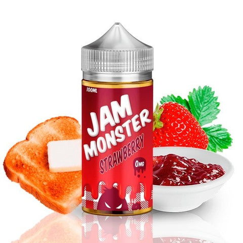 Buy cheapest online Jam Monster 100ml Shortfill Strawberry at lowest price in uk