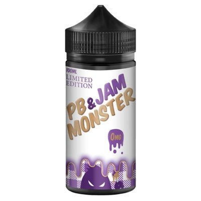 Buy cheapest online Jam Monster 100ml Shortfill PB & Jam Grape at lowest price in uk
