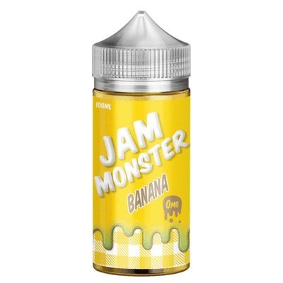 Buy cheapest online Jam Monster 100ml Shortfill Banana at lowest price in uk