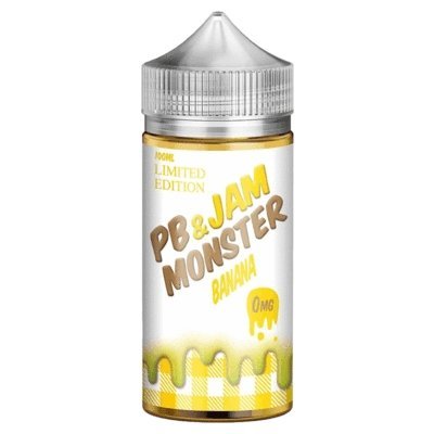 Buy cheapest online Jam Monster 100ml Shortfill PB & Jam Banana at lowest price in uk