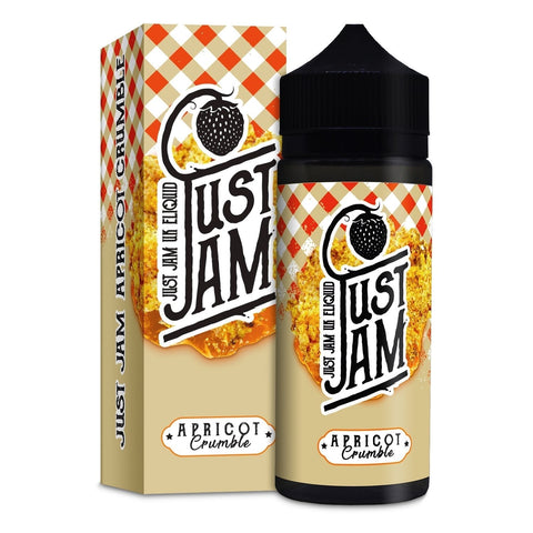 Buy cheapest online Just Jam Original 100ml Shortfill Apricot Crumble at lowest price in uk