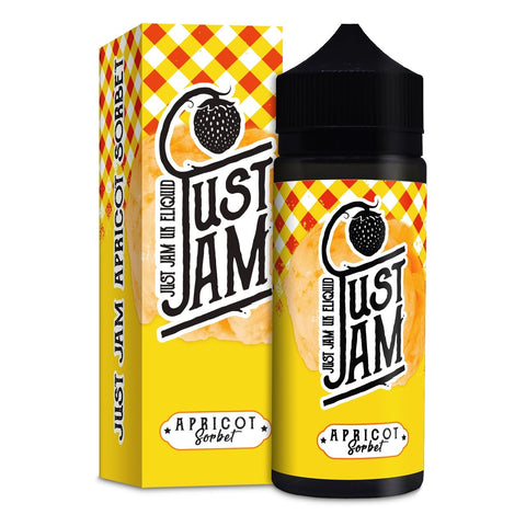 Buy cheapest online Just Jam Original 100ml Shortfill Apricot Sorbet at lowest price in uk