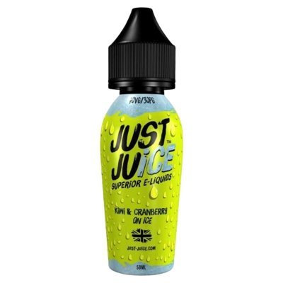 Buy cheapest online Just Juice 50ml Shortfill Kiwi & Cranberry on Ice at lowest price in uk