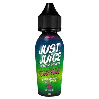Buy cheapest online Just Juice 50ml Shortfill Guanabana & Lime on Ice at lowest price in uk