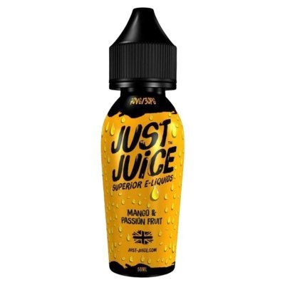 Buy cheapest online Just Juice 50ml Shortfill Mango & Passion Fruit at lowest price in uk