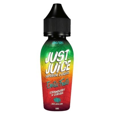 Buy cheapest online Just Juice 50ml Shortfill Strawberry & Curuba at lowest price in uk