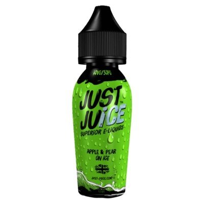 Buy cheapest online Just Juice 50ml Shortfill Apple & Pear On Ice at lowest price in uk