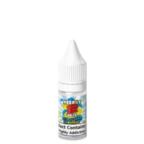 Buy cheapest online Keep It 100 10ML Nic Salt Box of 10 Blue Slushie Lemonade at lowest price in uk