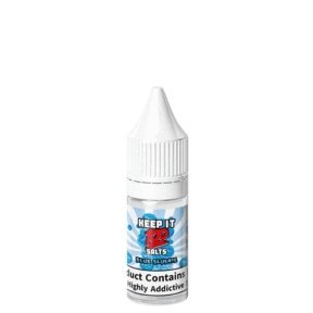 Buy cheapest online Keep It 100 10ML Nic Salt Box of 10 Blue Slushie at lowest price in uk