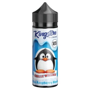 Buy cheapest online Kingston 50/50 Chilly Willies 100ML Shortfill Blue Raspberry Slush at lowest price in uk