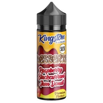 Buy cheapest online Kingston 50/50 Desserts 100ML Shortfill Raspberry Blackcurrant Jam at lowest price in uk