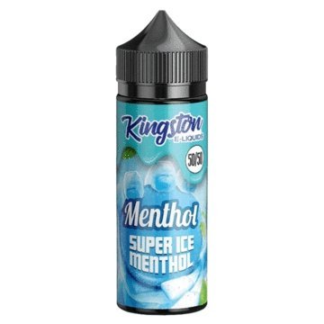 Buy cheapest online Kingston 50/50 Menthol 100ML Shortfill Super Ice Menthol at lowest price in uk