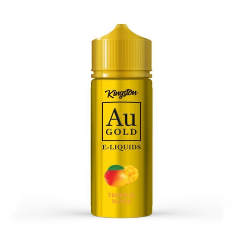 Buy cheapest online Kingston AU Gold 100ml E-liquid Shortfill Tropical Mango at lowest price in uk