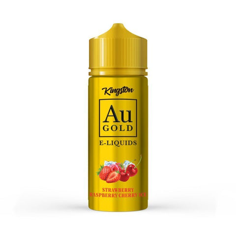Buy cheapest online Kingston AU Gold 100ml E-liquid Shortfill Strawberry Raspberry Cherry Ice at lowest price in uk